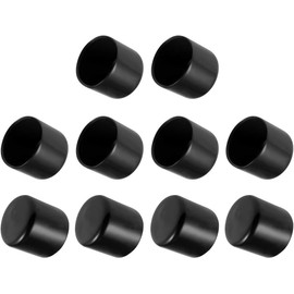 Boxonly 10pcs Rubber End Caps 34mm ID Vinyl Round End Cap Cover Screw Thread Protector Vinyl Bolt Screw Cover Caps Rubber Screw Caps Rubber Bolt Covers Caps