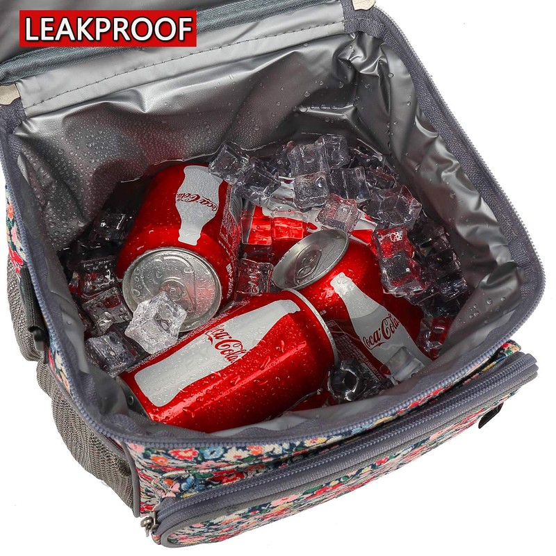 FlowFly Insulated Lunch Bag Adult Lunch Box Large Cooler Tote
