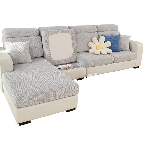 Sofa Seat Cushion Cover - Stretch Sofa Cover Universal Elastic