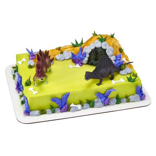 Decoración para tartas con diseño de dinosaurios