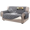 PrinceDeco 100% Waterproof Loveseat Covers for 2 Cushion Couch Sofa