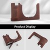 MUZIRI KINOKOO Fuji GFX100 RF Case, Genuine Leather Protective Half