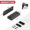 Loomdeo Ultra-Thin Magnetic Cabinet Door Catch - Strong Adhesion &