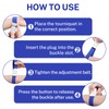 4 Pack Tourniquets for Blood Drawing，Elastic Tourniquet for Emergency First