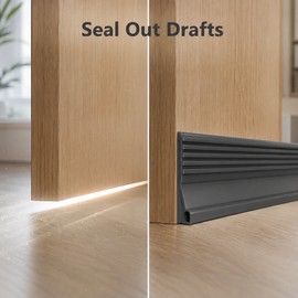 Door Bottom Seal Strip for Draft Blocking – 1M Self-Adhesive Weatherproof Barrier for Home Doors 