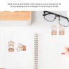 100 Pcs Mini Binder Clips Flower Shape Strong Clamping Force