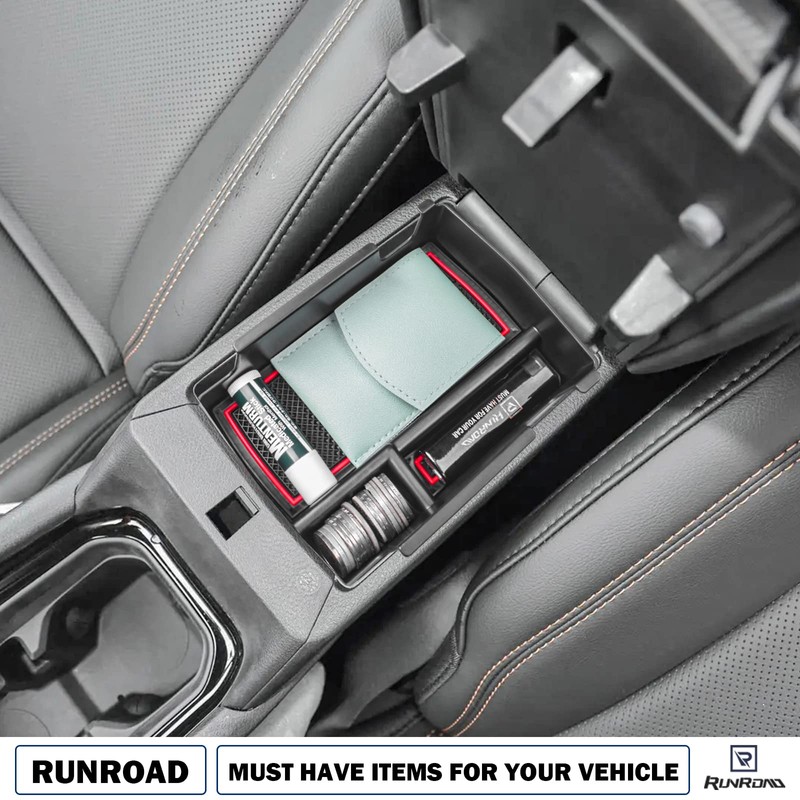 RUNROAD Center Console Organizer Tray Compatible with Jeep Compass 2022