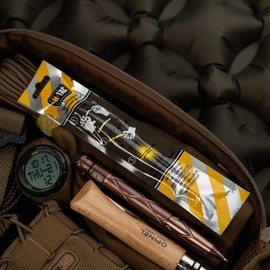 M-Tac Bright Glow Sticks 6 inch - 12 Hours Duration - Emergency Chem Light Sticks - 5 Pack (Yellow)