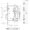 Tamper-Proof Lock 0615 According to DIN 18251 Class 5 PZ
