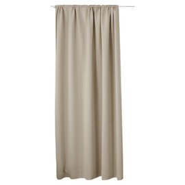 Laneetal c08855 Blackout Curtain with Ruffle Tape, Opaque Thermal Curtain for Bedrooms Light-Tight - Pack of 1