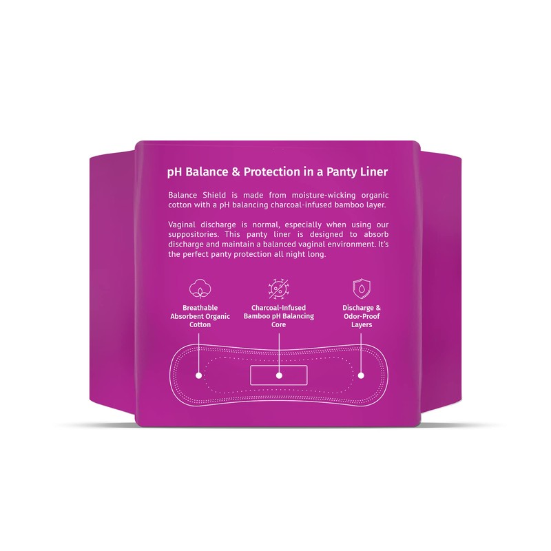NutraBlast Balance Shield Panty Liners - Discharge & Odor-Proof Layers