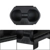 munirater Black Console Cup Holder Insert Center Drink Bottle Holder