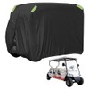 XIMINZ Golf Cart Cover 6 Passenger 210D Oxford Cloth Waterproof,