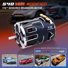 Surpass Hobby 540 V5R Sensored Brushless Motor 9.5T Competition Level Motor with Shaft 3.175 Use for 1:10 RC Racing Car（Modified 9.5T）