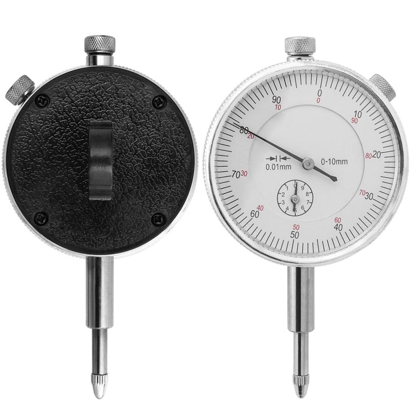 Gasea Metric Dial Indicator 0-10mm with 0.01mm Precision Resolution Test