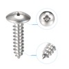 sourcing map Phillips Head Self Tapping Screws, #10 x 3/4"