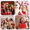 HGRGHH 10 Pieces Christmas Headbands for Adults and Children, Reindeer