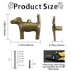KYIEN Adorable Golden Retriever Cabinet Knobs, 6Pcs Bronze Dog Single