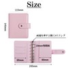 R/K A7 Notebook Binder, 6 Holes, Pocket Size, Mini Size