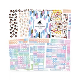 Clever Fox Planner Stickers 1,500+ Productivity, Budget, Fitness, Mom, Student journal Dial