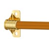 Morningro 4 Pcs Outside Mount Curtain Rod Bracket 3/8" Brass