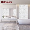 sourcing map 20pcs Peel and Stick Marble Tiles, Waterproof Wall