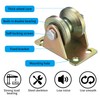 Pack of 4 Pulleys for Ropes, V-Groove Roller Wheel, Pulley,