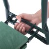 motor_parts2024 Foldable Garden Kneeler Bench Stool Soft Cushion Seat Pad
