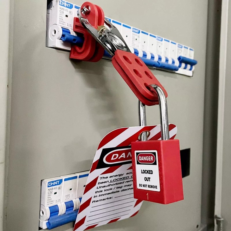 SAFBY Lockout Tagout Kit Electrical Loto - Group Lockout Hasps,