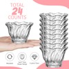 JOUTYFOR 22 Pack Plastic Dessert Cups 6 oz Clear Ice