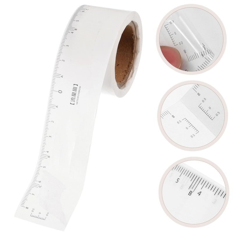 Healeved Convenient Eyebrow Stencils Eyebrow Mapping Kit Ruler Simple Symmetrical