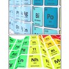 Enzege Waterproof Periodic Table Bath Curtain Anti-Mould Bathroom Shower Curtain