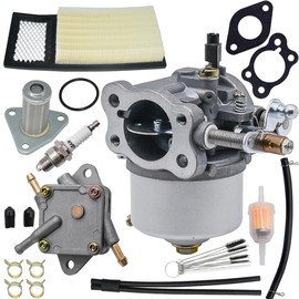 JDLLONG Golf Cart Carburetor Fit for EZGO Golf Cart Gas Car 350cc for Robin TXT Medalist 4-Cycle Workhorse ST350 Carb Replace 72558-G01 72558-G05 72840-G02 72873-G01 17559 520-184 with Filter Kit