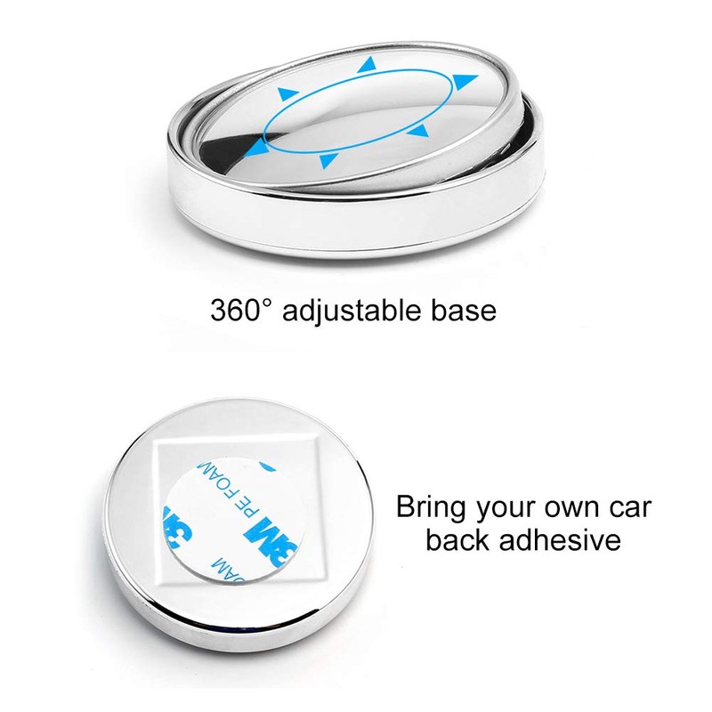360° Rotary Push Car Rear View Mirror