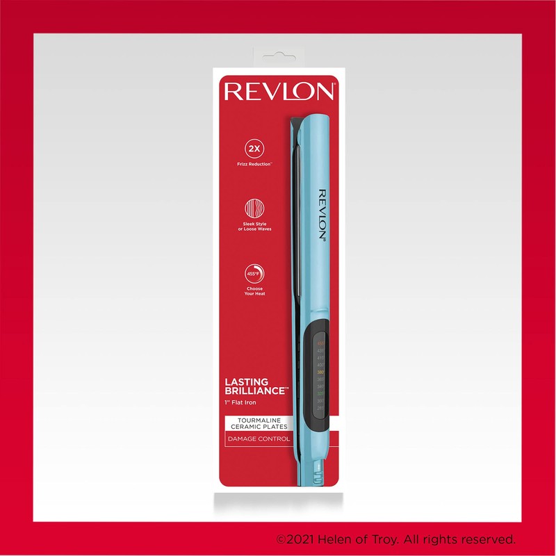 Revlon Lasting Brilliance Digital Hair Flat Iron | Fast, Smooth