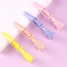 12pcs Styling Hair Clips Duck Bill Clips Professional Hairdressing Salon Sectioning Alligator Hair Clips Durable Nonslip Grips Wide Teeth (Multicolor)