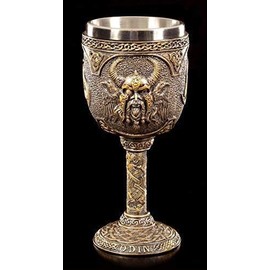 Figuren Shop GmbH Viking Goblet - Nordic God Odin | Drinking Goblet