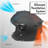 VCAN V88 3/4 Open Face Motorcycle Scooter Helmet ECE &