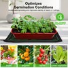 Hyindoor 2 Pack Seedling Heat Mat Heated Propagator Durable Waterproof