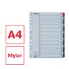 Esselte Mylar 1-31 Part A4 Dividers - Multicoloured