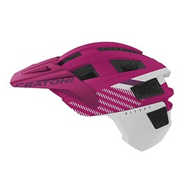 Winora Unisex - Adult Cratoni Allset Pro Jr. helmets, pink/white matt, 52-57 cm