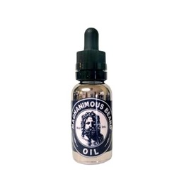 MAGNANIMOUS BEARD OIL (1 OZ) - "DIOMEDES" SCENT (SANDALWOOD & BOURBON) - THE NON-GREASIEST BEARD OIL ON PLANET, ZEUS APPROVED!