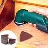 80mm Triangular Sandpaper Set Multifunctional Polishing Sanding Paper Replacement with