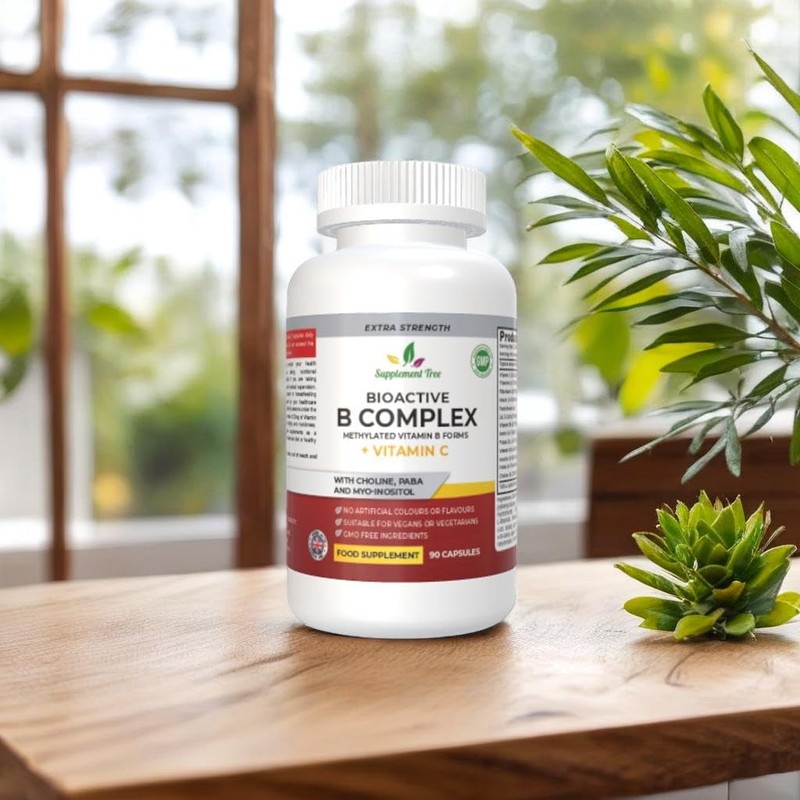 Bioactive B Complex with Vitamin C – Methylated B12, Folate