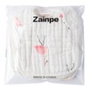 Zainpe 6Pcs Snap Muslin Cotton Bibs for Baby Rainbow Unicorn