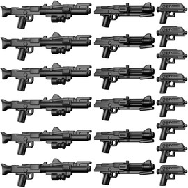 BrickTactical Clone Trooper Blaster Pack DC-15 Rifles, Carbines, Pistols, Weapons for Minifigs