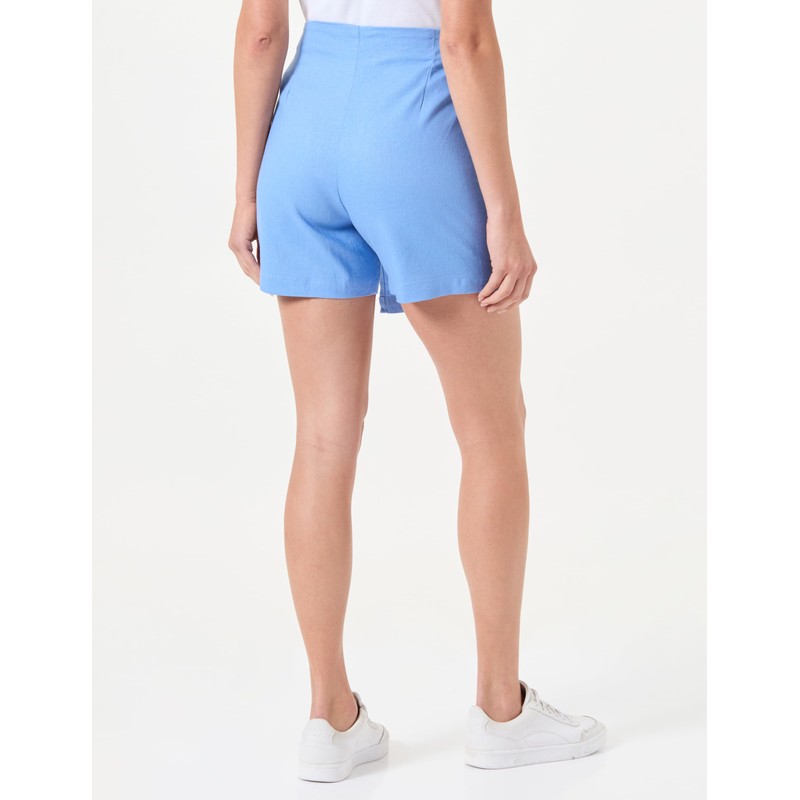JJXX Women's Jxmary Linen Hw PNT Skort, blue
