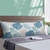 Nautical Blue Coral Body Pillow Cover Pillowcase with Zipper