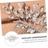 WOONEKY Bride Bridesmaid Rhinestone Crystal Hair Comb Fashionable Easy to