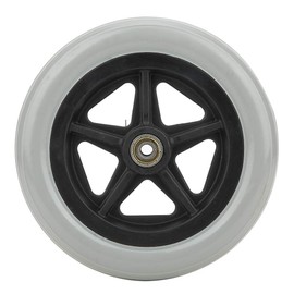 Wheelchair Front Wheels, 7 Inch Front Caster Disabled Anti-Slip Rubber Wheels Wheel Replacement for Wheelchairs, Rollators, Walkers